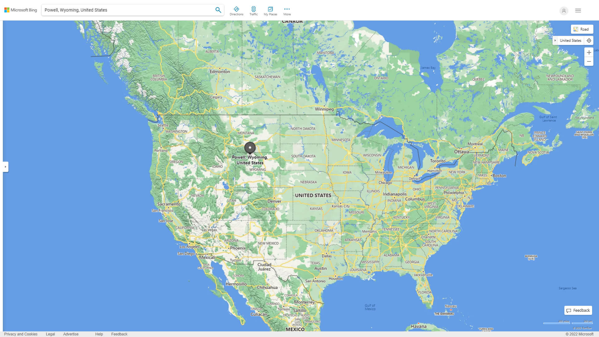 Where is Powell in the US